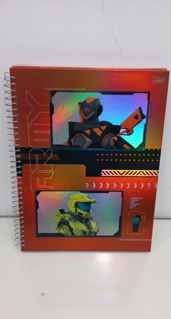 CUAD. C/ESP. 21x27 100hj RAY T/D. GAME ZONE.